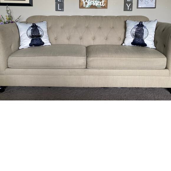 Set of Grim Reaper Double Sided Halloween Throw Pillows - Picture 8 of 16